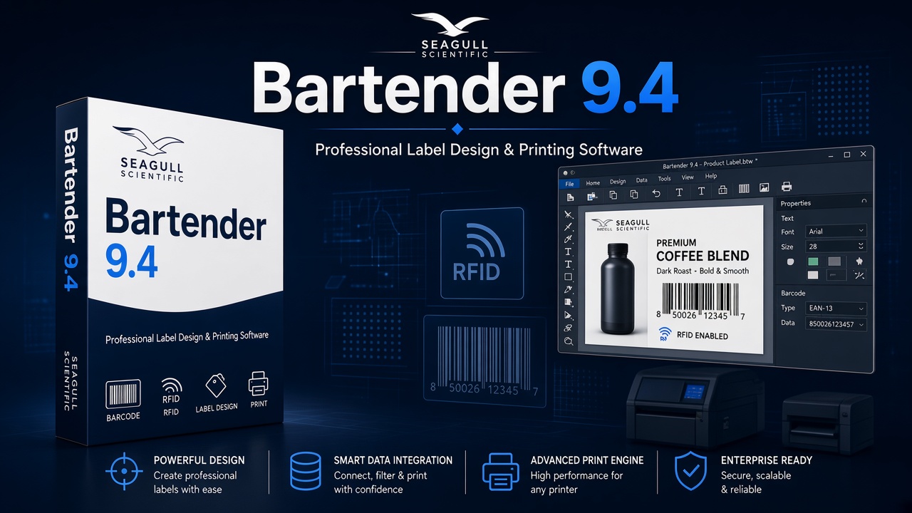 BarTender 9.4 – Phần Mềm Thiết Kế Và In Tem Mã Vạch