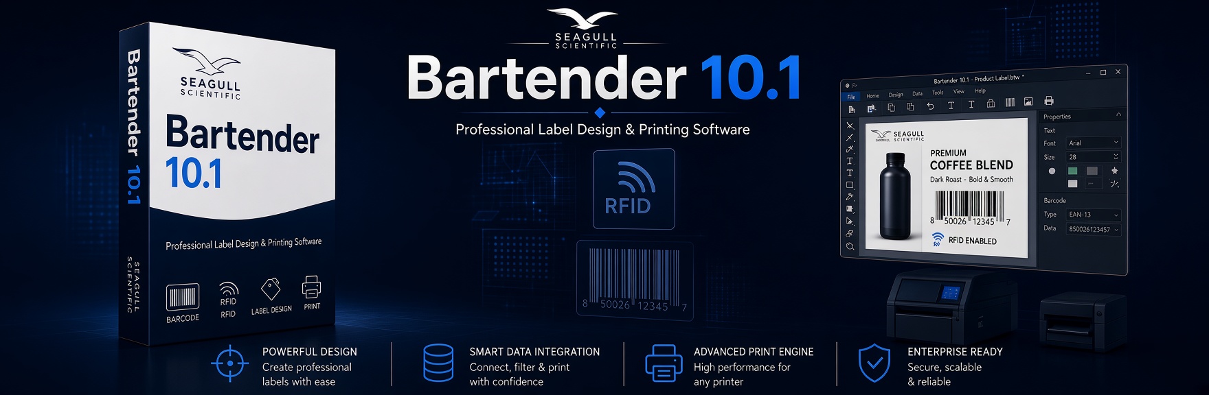 BarTender 10.1 Full Crack – Phần Mềm Thiết Kế Và In Tem Mã Vạch